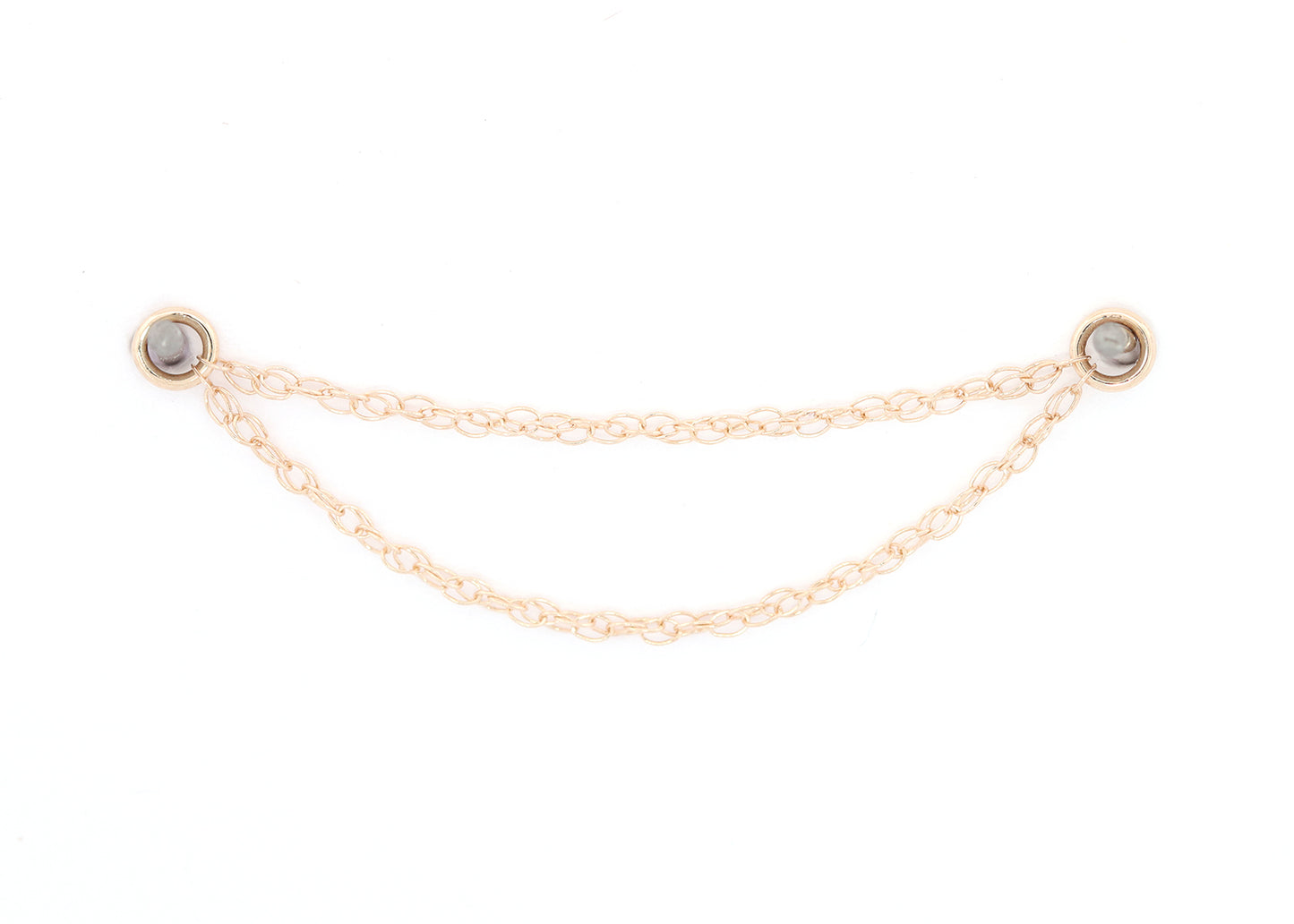 Ready To Ship - 14K Yellow Gold 0.8mm 'Double Rope' Chain