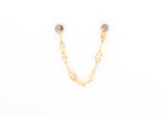 Ready To Ship - 14K Yellow Gold 1.4mm Dapped Oval Chain