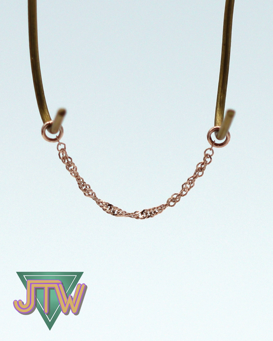 14K Gold Diamond-Cut Singapore Chain