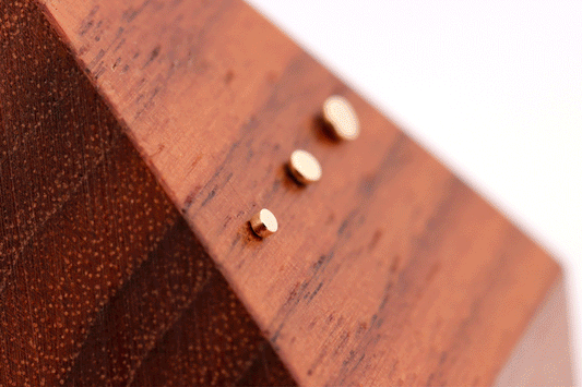 Gold Threadless Discs