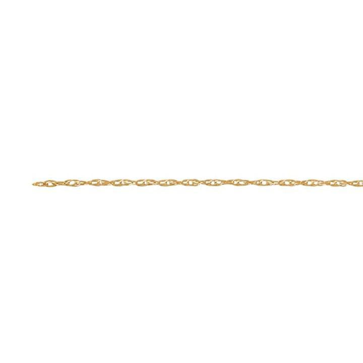 Ready To Ship - 14K Yellow Gold 0.8mm 'Double Rope' Chain