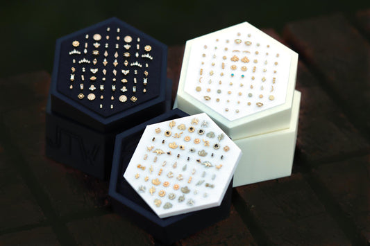 Hexagon Mixtape Display