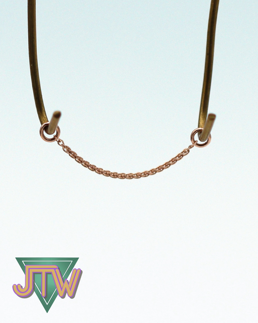 14K Gold Round Wheat Chain