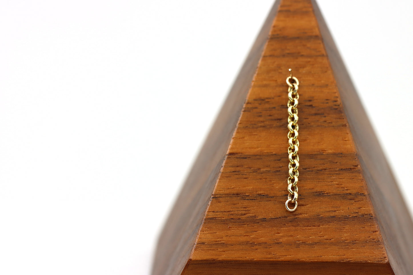 14K Yellow Gold Round Rolo Chain