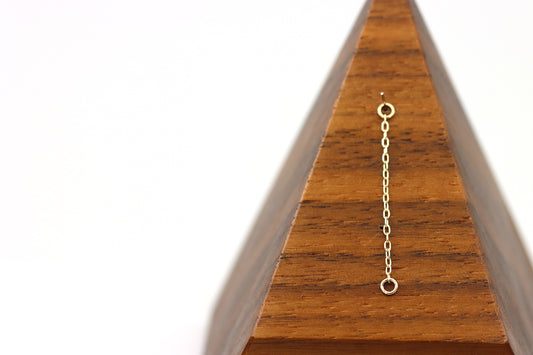 14K Yellow Gold Diamond Cut Cable Chain