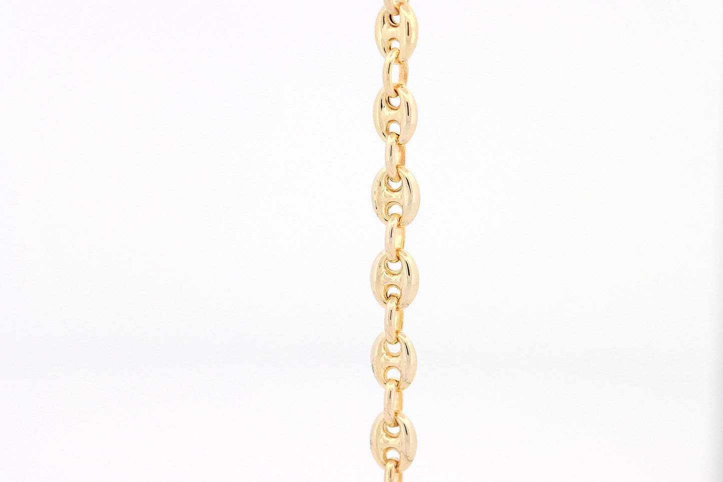 14K Puffed Anchor Chain