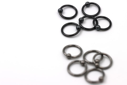 Niobium Captive Bead Rings - 5 packs