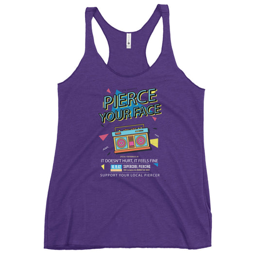 Pierce Your Face - Women's Racerback Tank